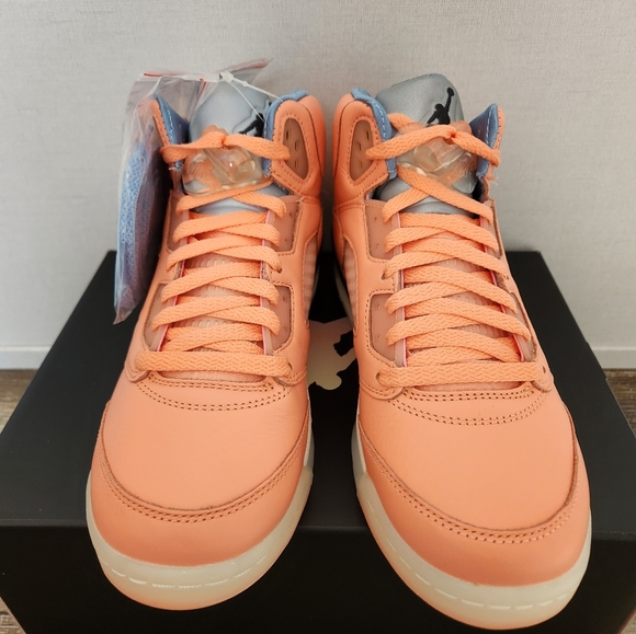 Air Jordan 5 x DJ Khaled We The Best Crimson Bliss DV4982-641 GS 7Y Women's 8.5 - Picture 4 of 5